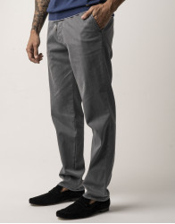 Scissor Scriptor Gray Straight-Leg Cotton Drawstring Chinos thumbnail 3